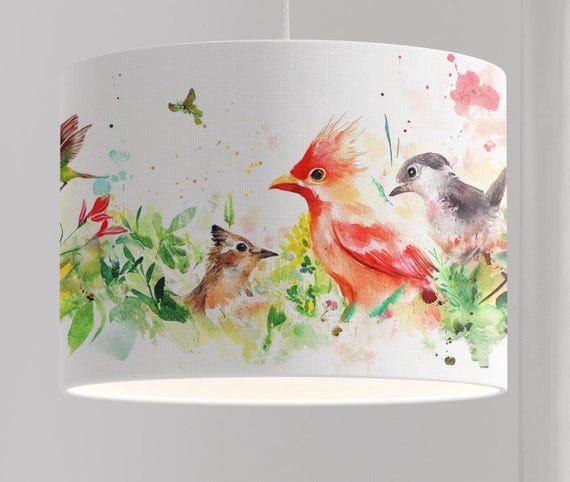 Lampshade for children whale fish sea turtle nursery mint