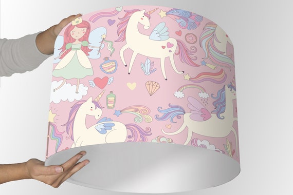 Children's lampshade girl's lamp unicorn gift child gift housewarming gift