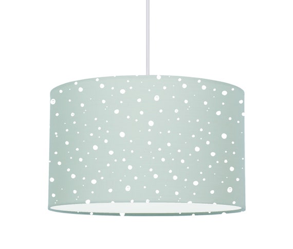 Lamp dots confetti children's room Scandinavian mint grey all colours possible