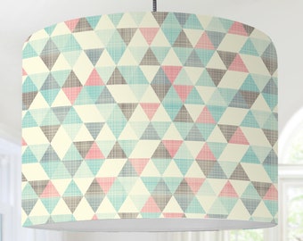 Abat-jour design avec triangles