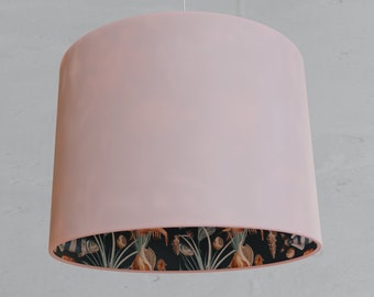 Lampshade sea fish pink vintage