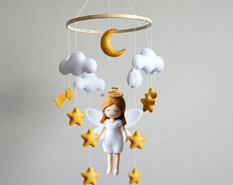 Magical Mobile - Baby Mobile with cute angel and stars
