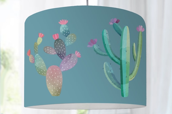 Lampshade children's room blue