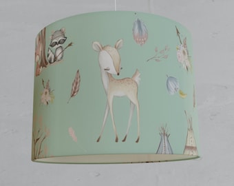 Hanging lamp children lampshade whale sea fish white nursery