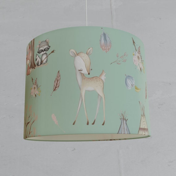 Hanging lamp children lampshade whale sea fish white nursery