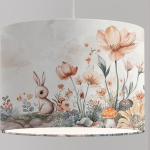 Lampshade children&#39;s room Unicorn purple