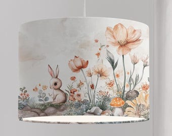 Lampshade children's room Unicorn purple