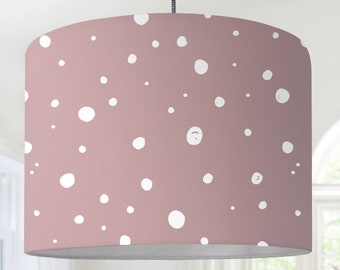 girls room lampshade powder pink light modern Scandinavian pattern modern Scandinavian minimalist