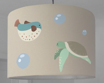 Children lamp lampshade children's room beige