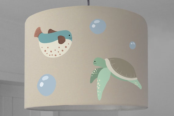 Children lamp lampshade children's room beige