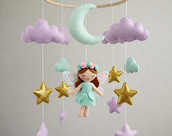 Magical Mobile - Baby Mobile with cute angel and stars