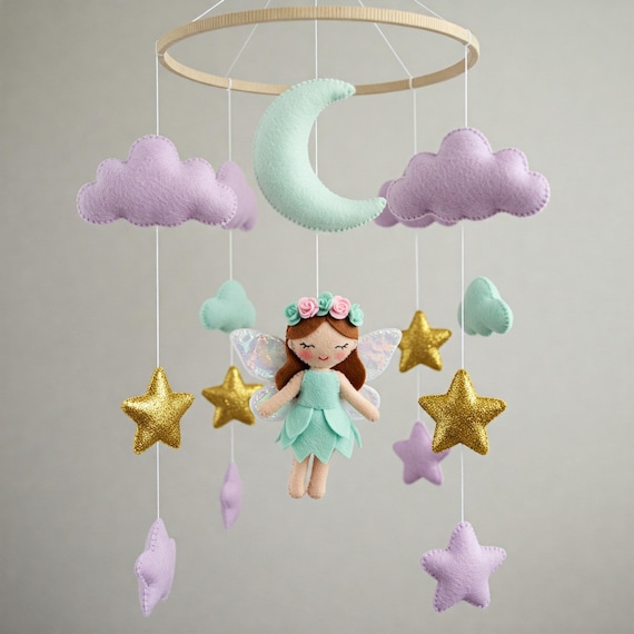 Magical Mobile - Baby Mobile with cute angel and stars