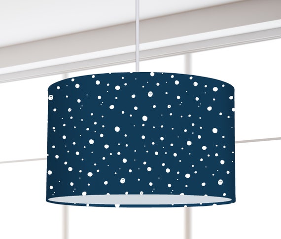 Lamp dots confetti children's room Scandinavian dark blue all colors possible