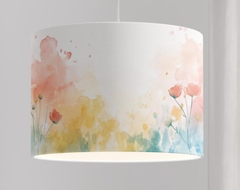 Lampshade for children whale fish sea turtle nursery mint