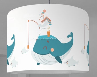 Lampshade Hanging Lamp Polar Bear Whale