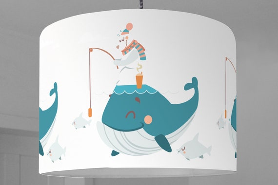 Lampshade Hanging Lamp Polar Bear Whale