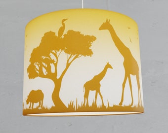 Hanging lamp children lampshade whale sea fish white nursery