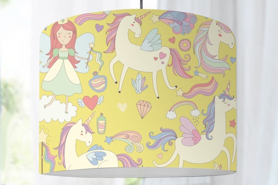Lampshade children's room unicorn