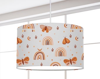 Lamp children's room for girls rainbow butterfly modern boho all colors possible