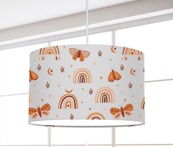 Lamp children's room for girls rainbow butterfly modern boho all colors possible