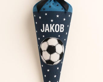 School cone football, candy cone, school enrollment boy, goalkeeper, ball, stadium, back to school gift, personalized, with name, kicker