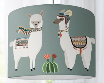 Lampshade living room Lama Zoo Circus gift for him