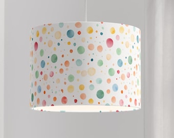 Lamp dots polka watercolor confetti children's room Scandinavian colorful organic all colors possible