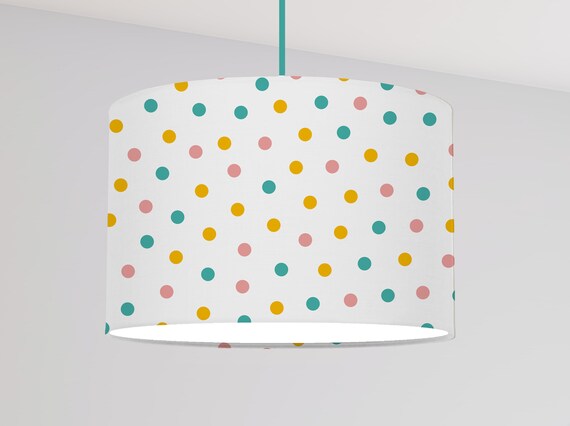 girls room lampshade powder pink light modern Scandinavian pattern modern Scandinavian minimalist