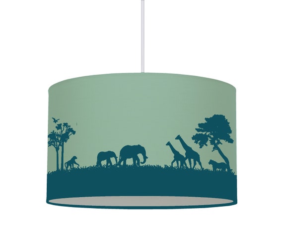 Hanging lamp children lampshade whale sea fish white nursery