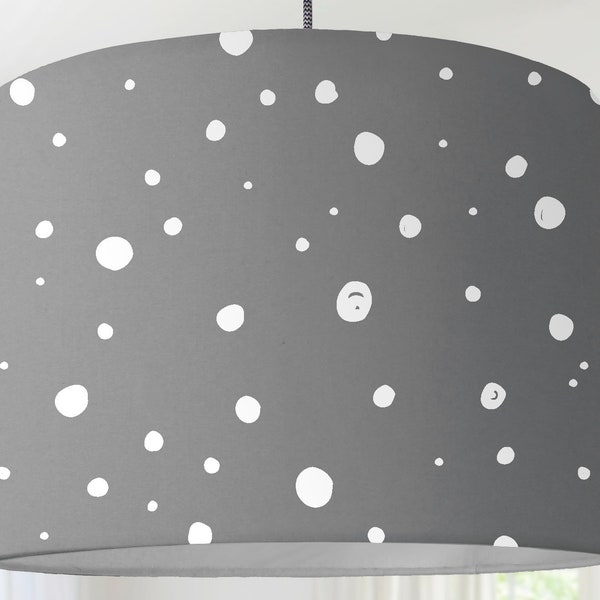 Hanging lamp lampshade grey white black white modern Scandinavian pattern modern Scandinavian