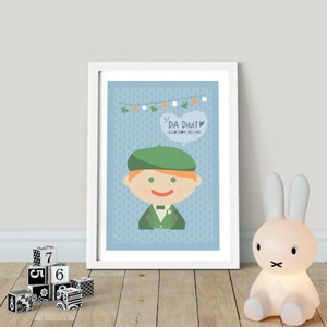 Dia dhuit! Hallo aus IRLAND! Kinder der Welt - PRINTABLE, Kinder auf der ganzen Welt, Hallo Kinderzimmer Wandkunst, Spielzimmer Poster Dekor