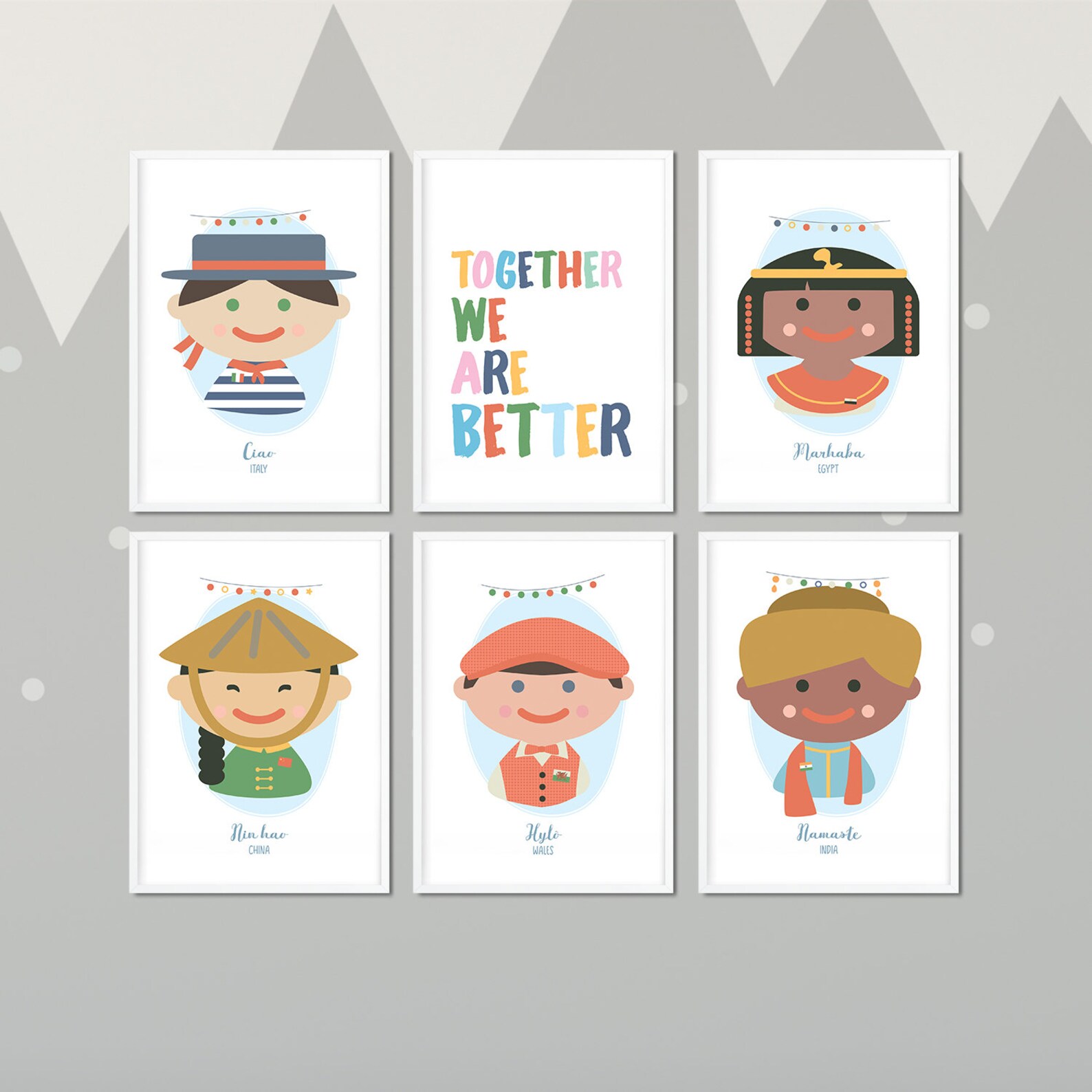 Children of the World WALES PRINTABLE, Kids Around the World, Nursery ...