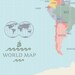 World Map PRINTABLE, Kids Room World Map, Large Educational Wall Map - Etsy