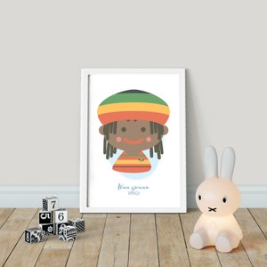 Waa Gwaan! Hallo aus JAMAIKA! Kinder der Welt - PRINTABLE, Kinder auf der ganzen Welt, Hallo Kinderzimmer Wandkunst, Spielzimmer Poster Dekor