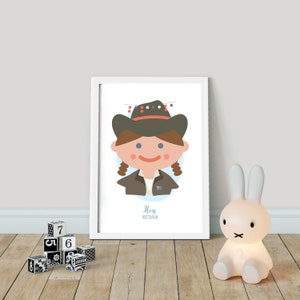 Hey! Hello from AUSTRALIA! Children of the World - PRINTABLE, Kids Around the World, Hello Nursery Wall Art, Playroom Poster Decor