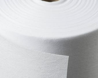 White Fusible Non-Woven Iron on Interfacing Sold by the metre with BULK DISCOUNTS and 4 Weights to Choose from!