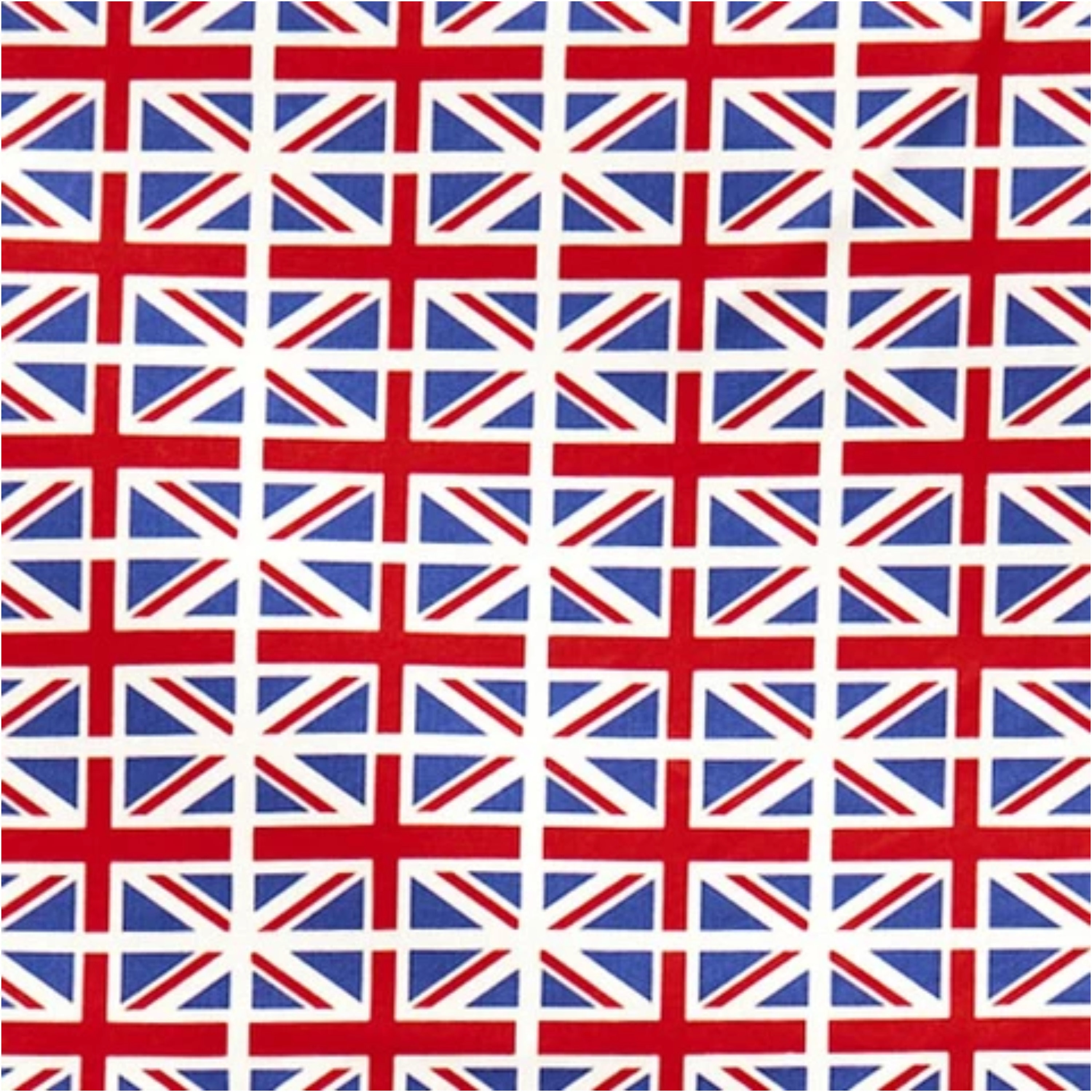 Union Jack Flag Print 100 Cotton Poplin Fabric By Rose & Etsy