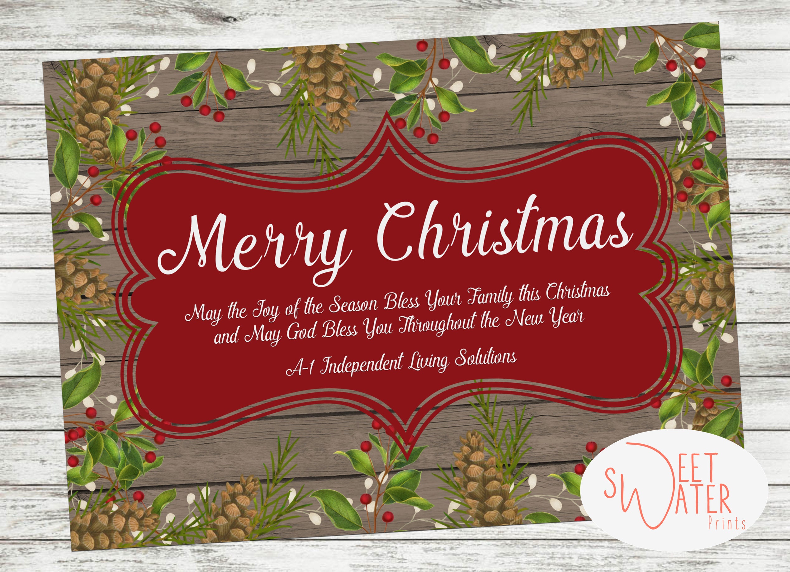 business christmas card holiday card corporation card etsy business christmas card holiday