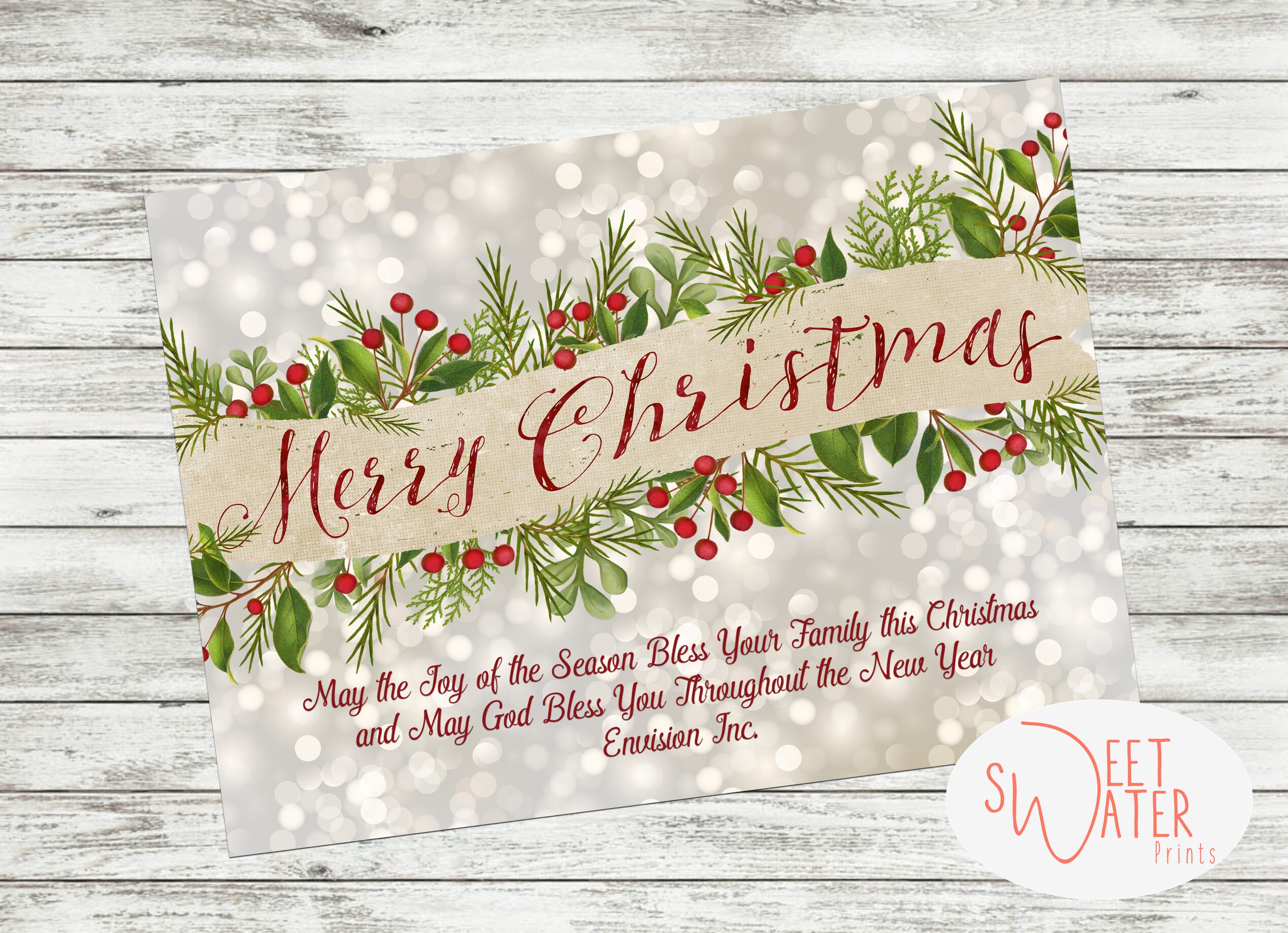 business christmas card holiday card corporation card etsy business christmas card holiday