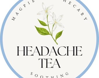 Headache Relief Tea: Jasmine, Lavender & Chamomile Blend