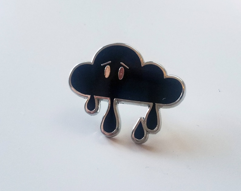 Inky the Cloud Enamel Pin image 0