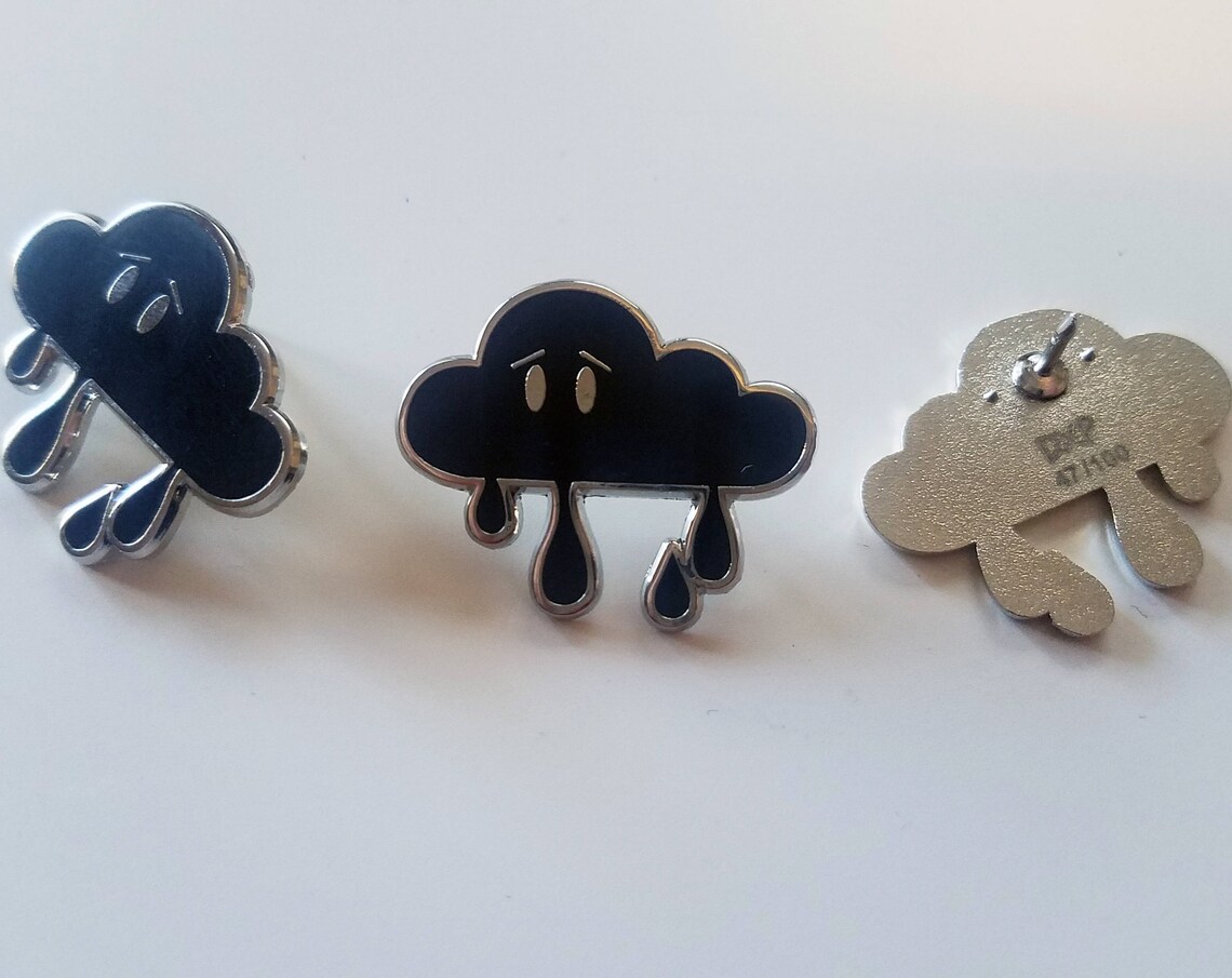 Inky the Cloud Enamel Pin | Etsy