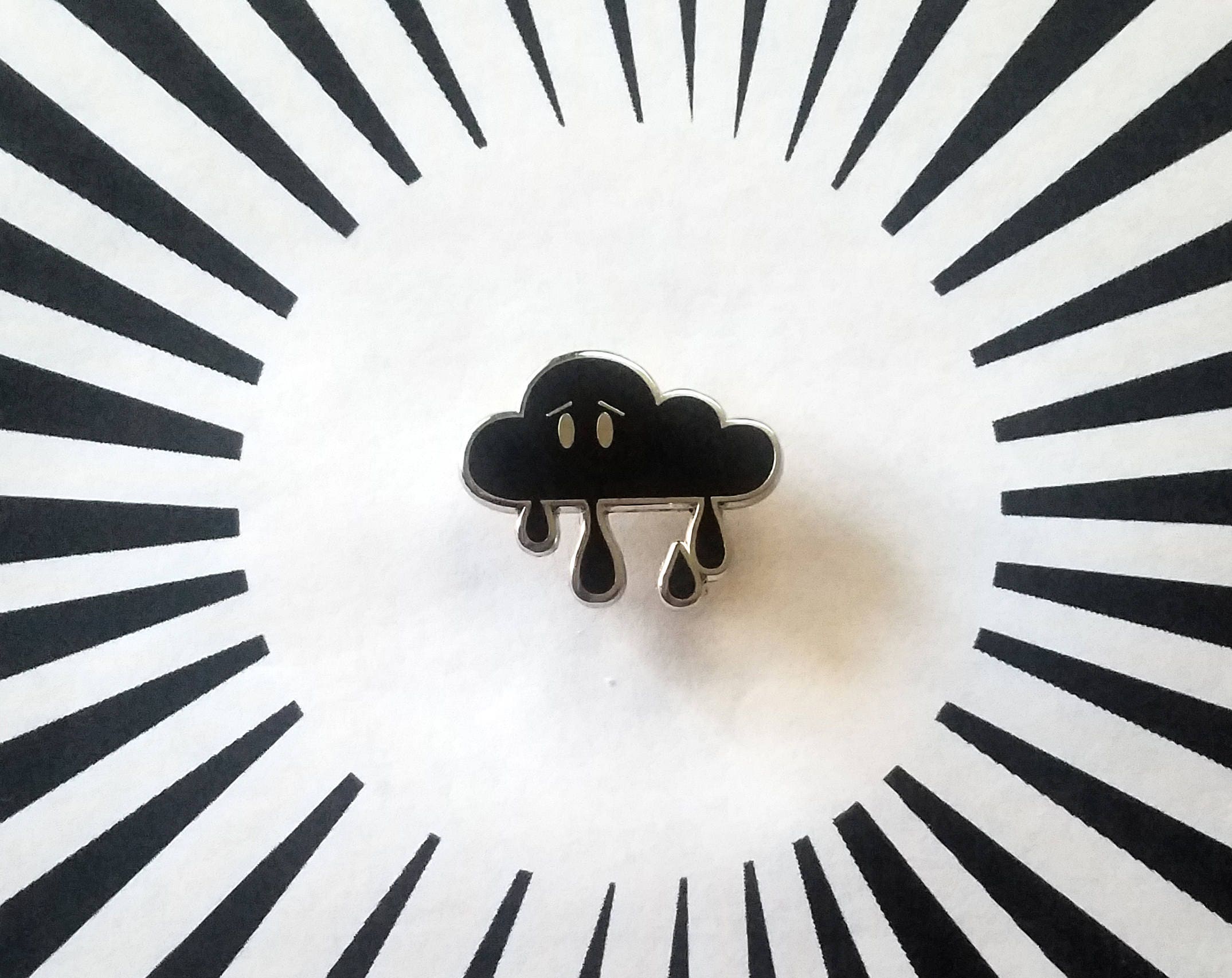 Inky the Cloud Enamel Pin - Etsy