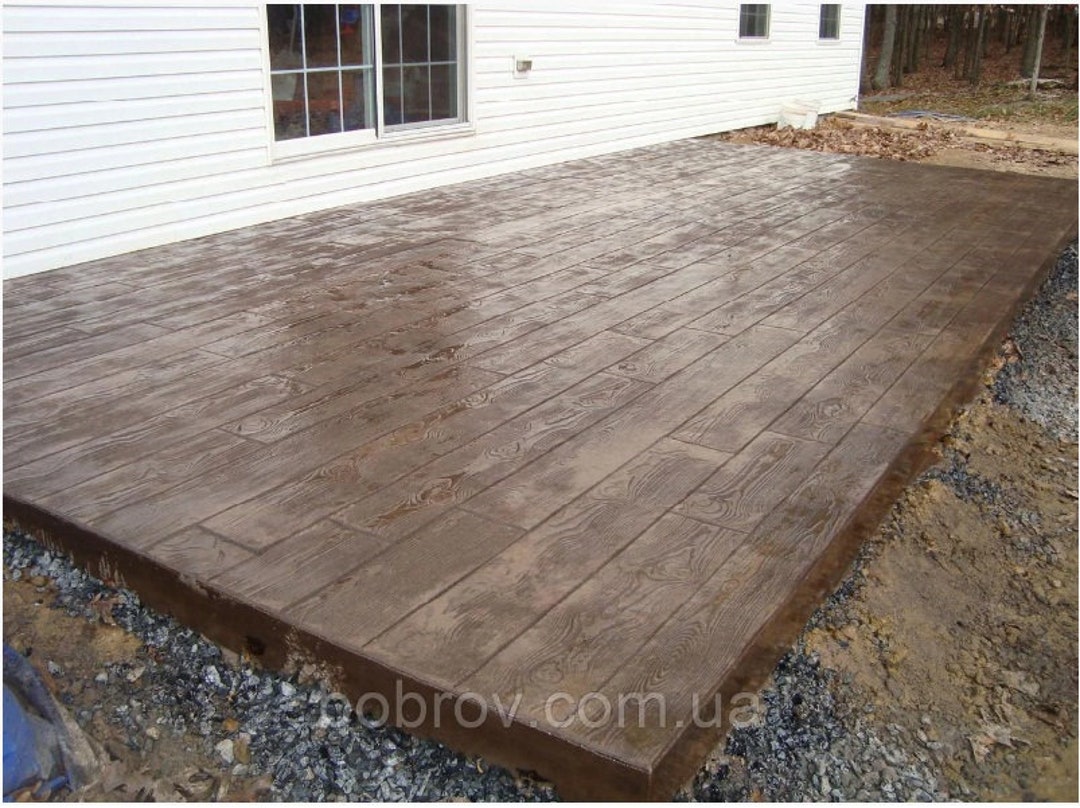 Stone Decorative Concrete Stamp Cement Imprint Texture Mat Silicone ...