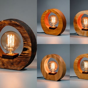 Table Desk Lamp Edison / Dimmer / Modern Minimalist Loft Design / Edison Bulb / Home Decor / Night Bedside Lamp For Kids Bedroom image 6