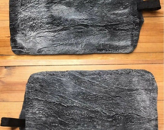 Sandstone Polyurethane Stamp: Double-Sided Concrete Texture (18.5x14.2 in)