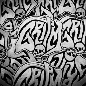 Skull Embroidered Patch with Iron On Backing