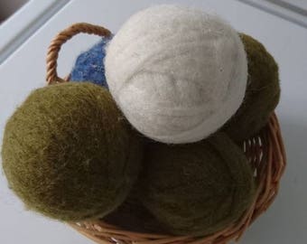 Homemade 100% Wool Dryer Balls