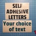 see more listings in the Self Adhesive Stickers section