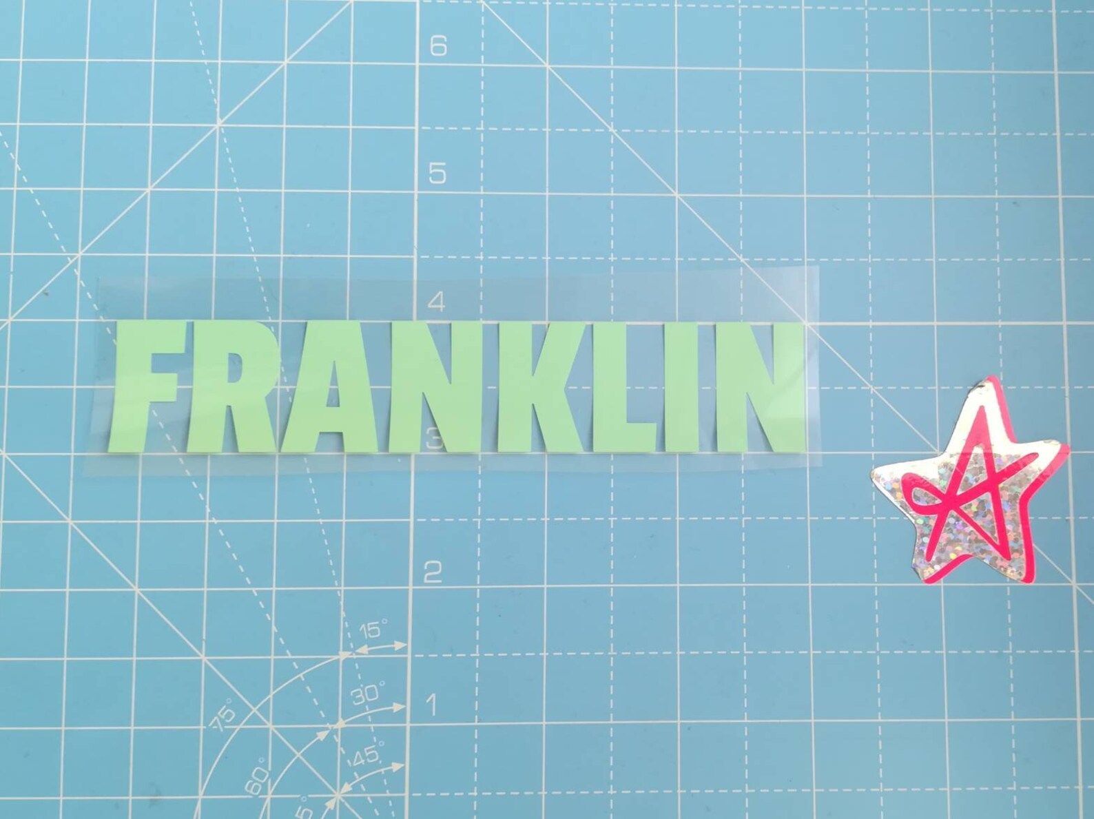 Personalised Iron on Letters up to 1 Inch High Custom Vinyl | Etsy